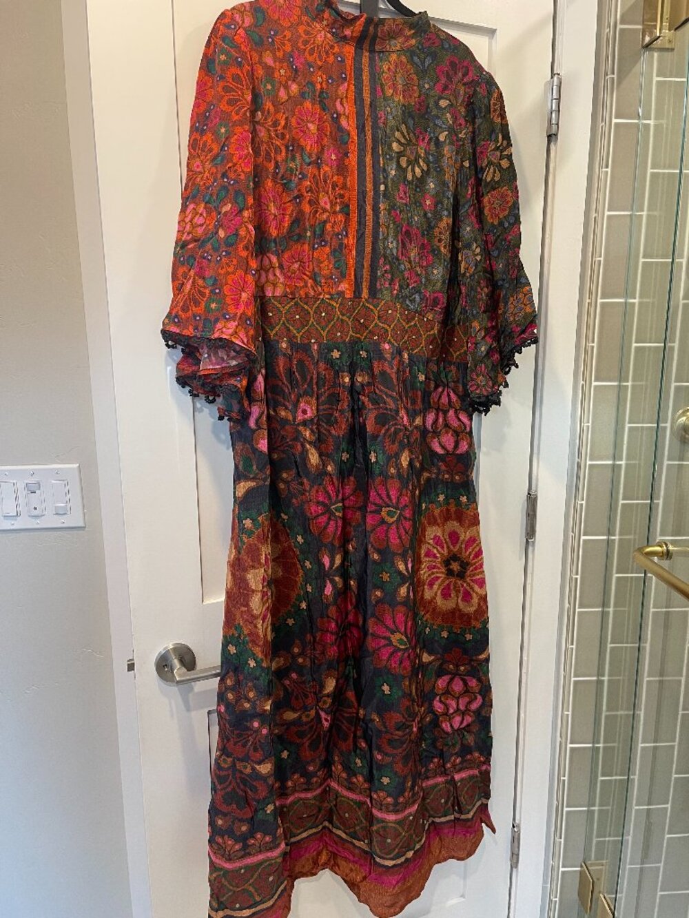 FARM Rio Multi Color Maxi Dress from Anthropologie sz 2X $328 - RARE!